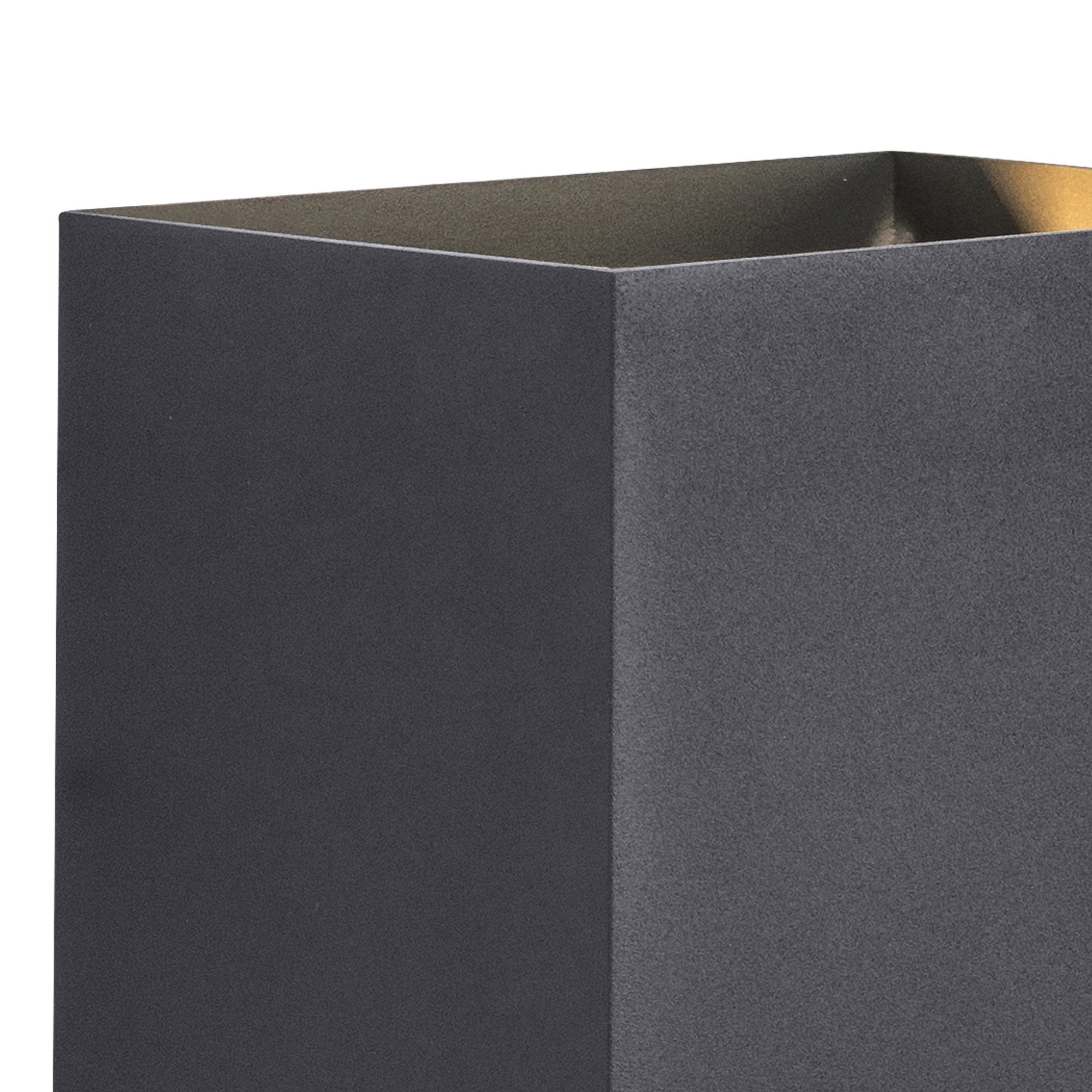 M7651 Davos Outdoor XL Square Wall Lamp 2 Light LED Anthracite