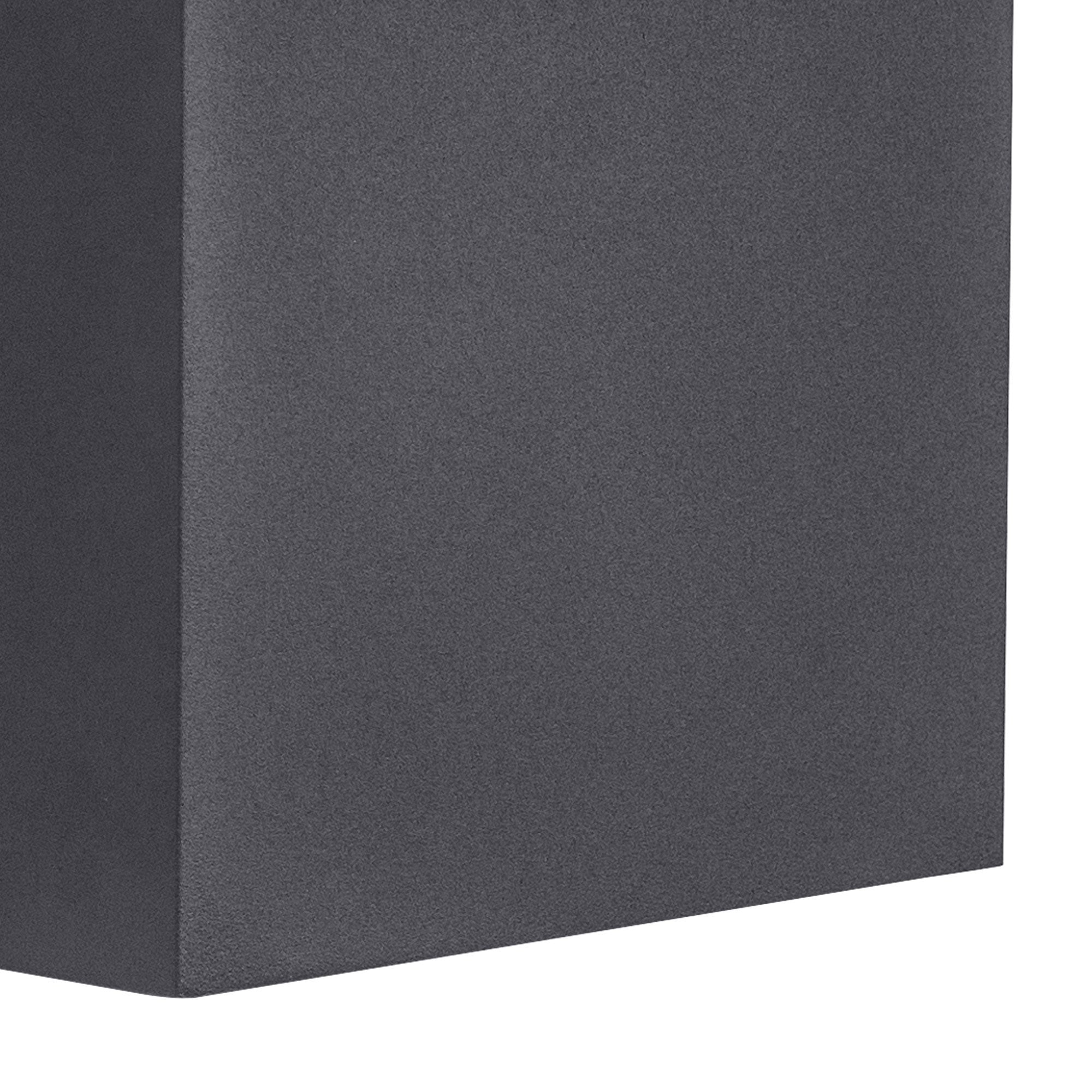 M7651 Davos Outdoor XL Square Wall Lamp 2 Light LED Anthracite