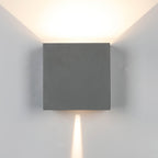 M7651 Davos Outdoor XL Square Wall Lamp 2 Light LED Anthracite