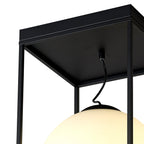 M7605 Desigual Large Short Semi Flush 1 Light Matt Black