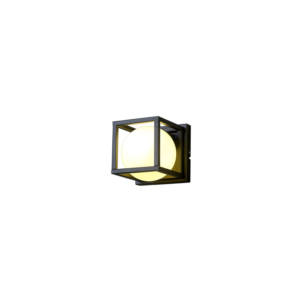 M7609 Desigual Small Wall Lamp 1 Light Matt Black