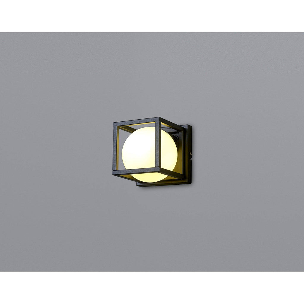 M7609 Desigual Small Wall Lamp 1 Light Matt Black