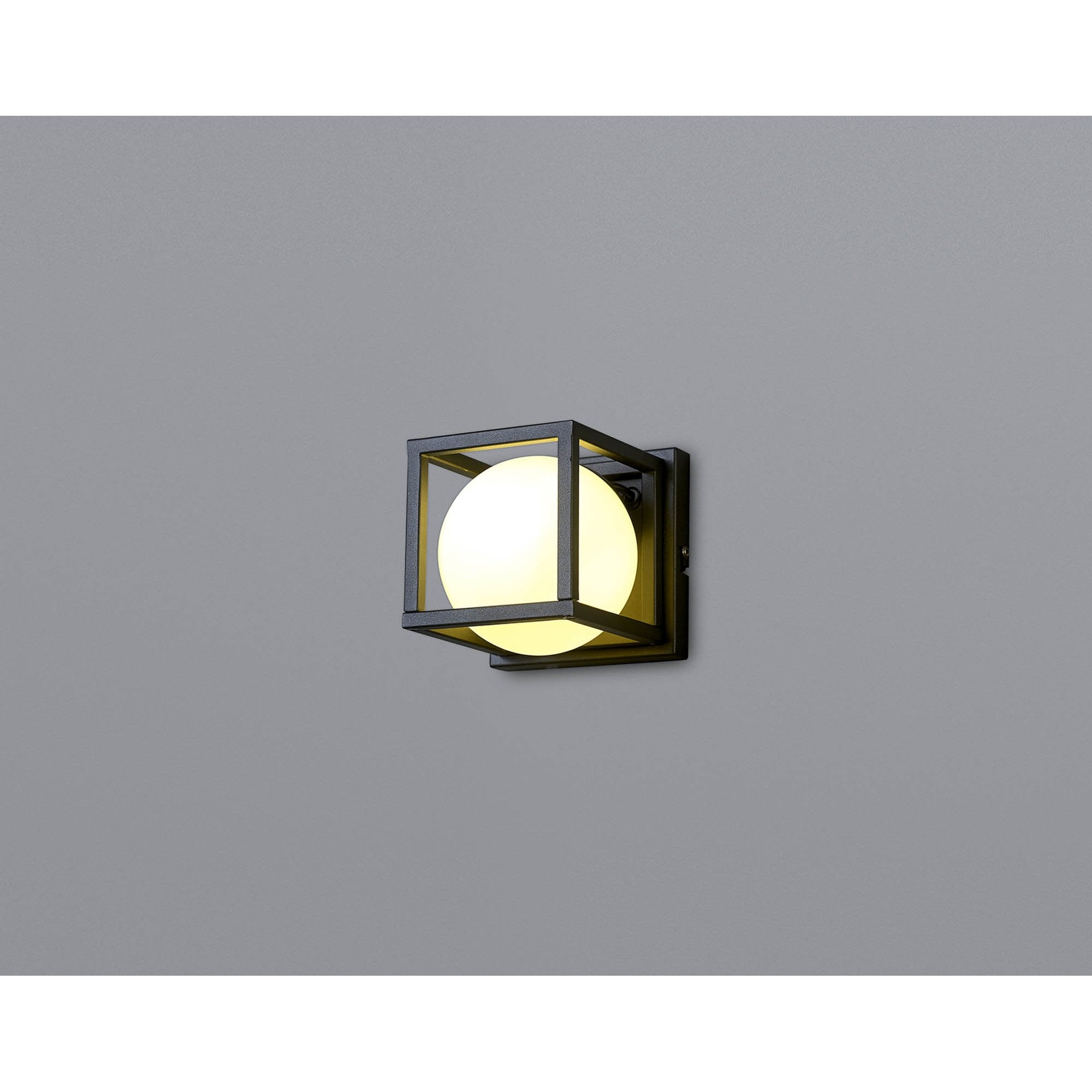 M7609 Desigual Small Wall Lamp 1 Light Matt Black