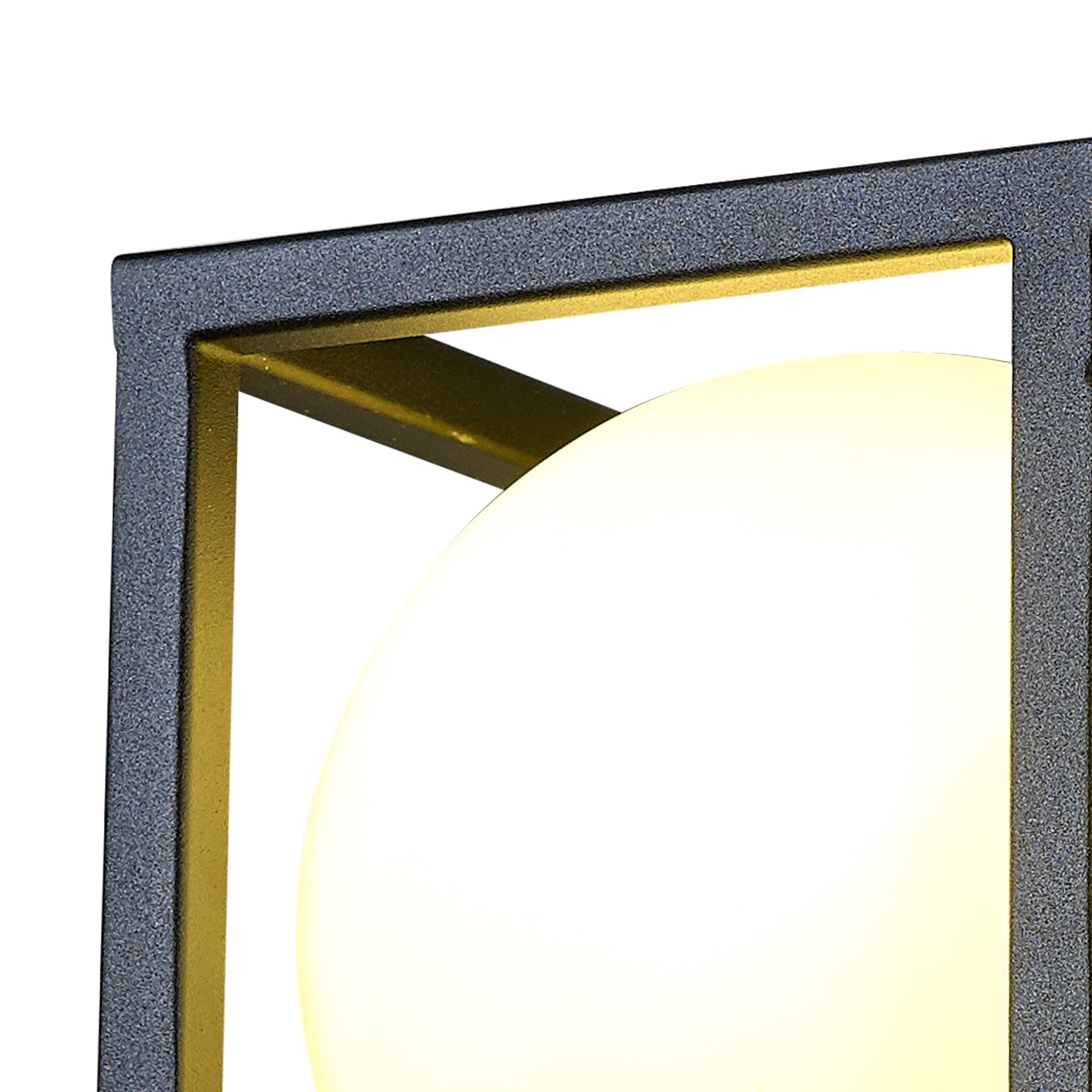 M7609 Desigual Small Wall Lamp 1 Light Matt Black
