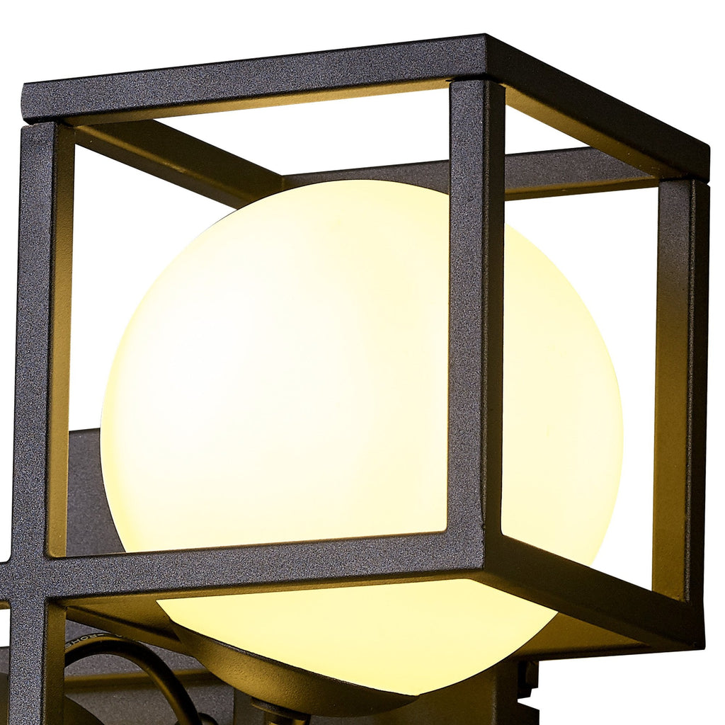 M7608 Desigual Wall Lamp 2 Light Matt Black