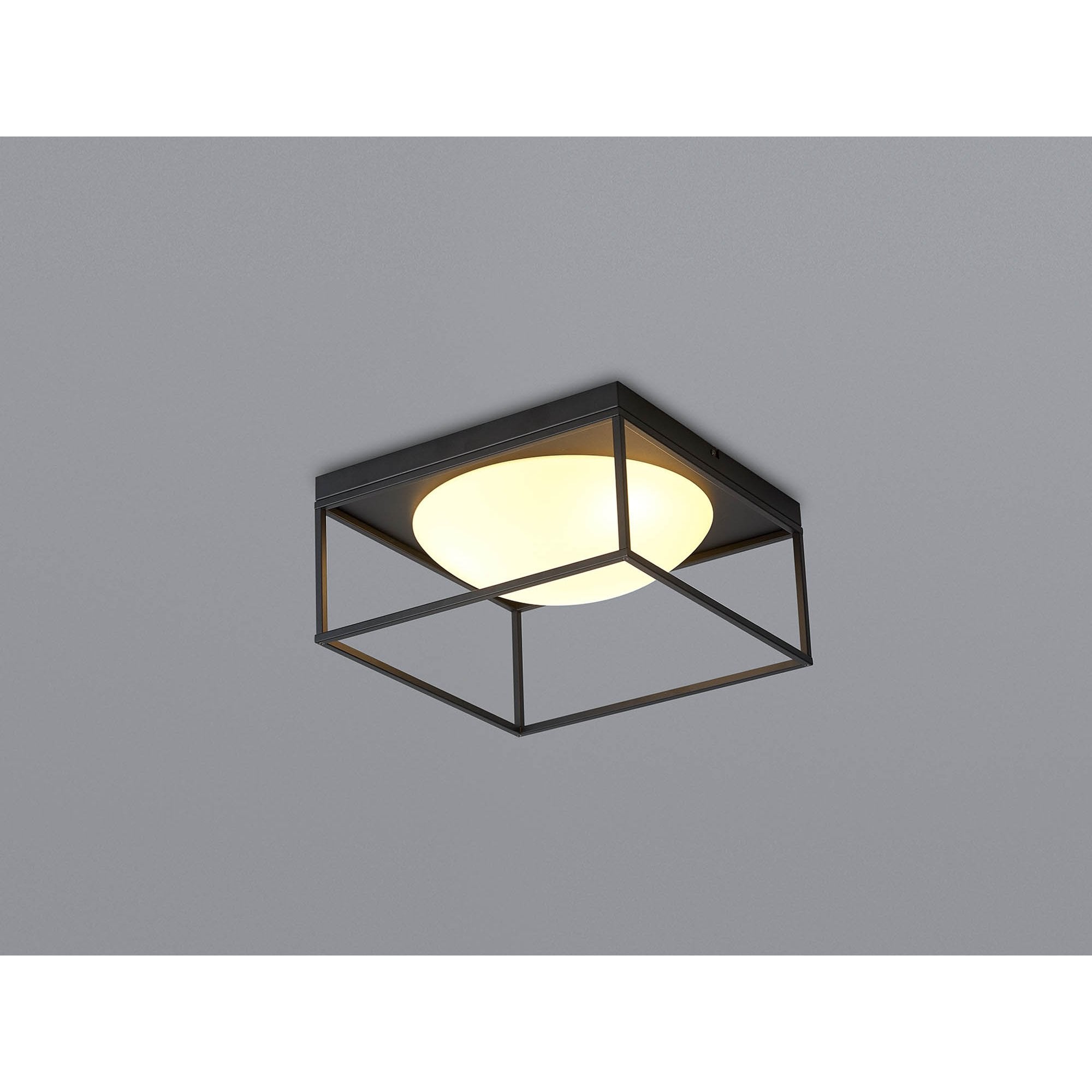 M7602 Desigual Semi Flush 3 Light Matt Black