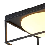 M7602 Desigual Semi Flush 3 Light Matt Black