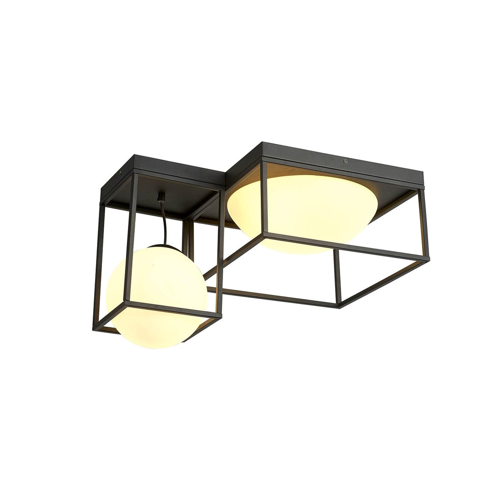 M7601 Desigual Semi Flush 4 Light Matt Black