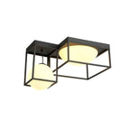 M7601 Desigual Semi Flush 4 Light Matt Black
