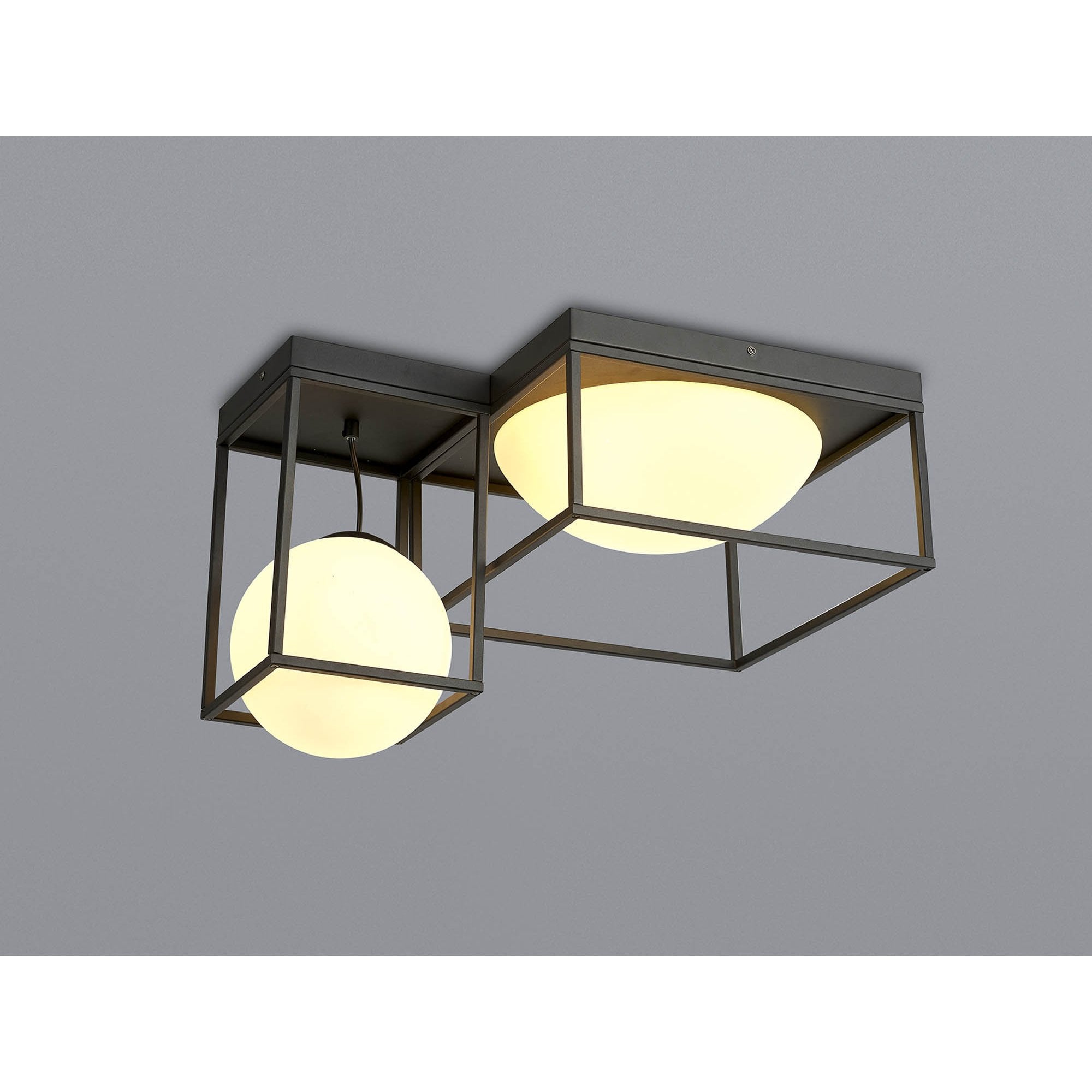 M7601 Desigual Semi Flush 4 Light Matt Black