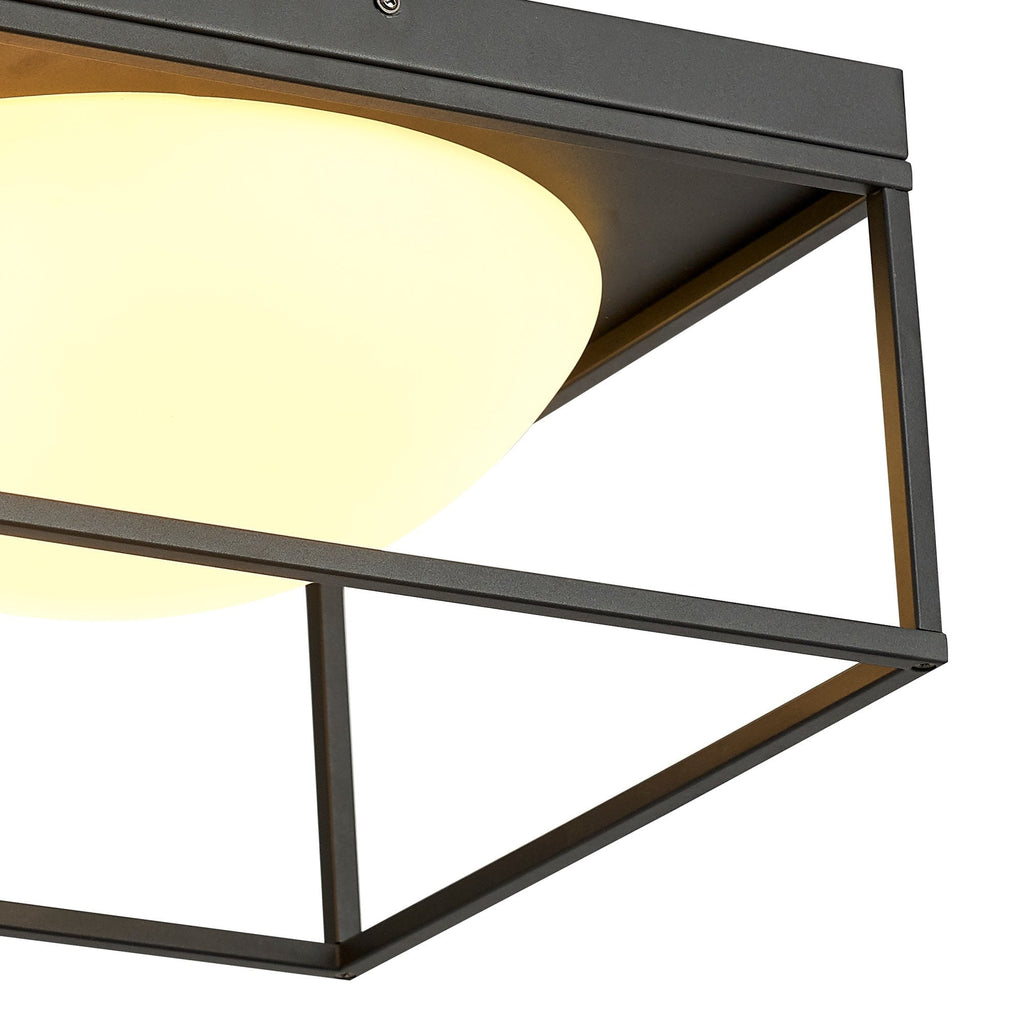 M7601 Desigual Semi Flush 4 Light Matt Black