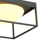 M7601 Desigual Semi Flush 4 Light Matt Black