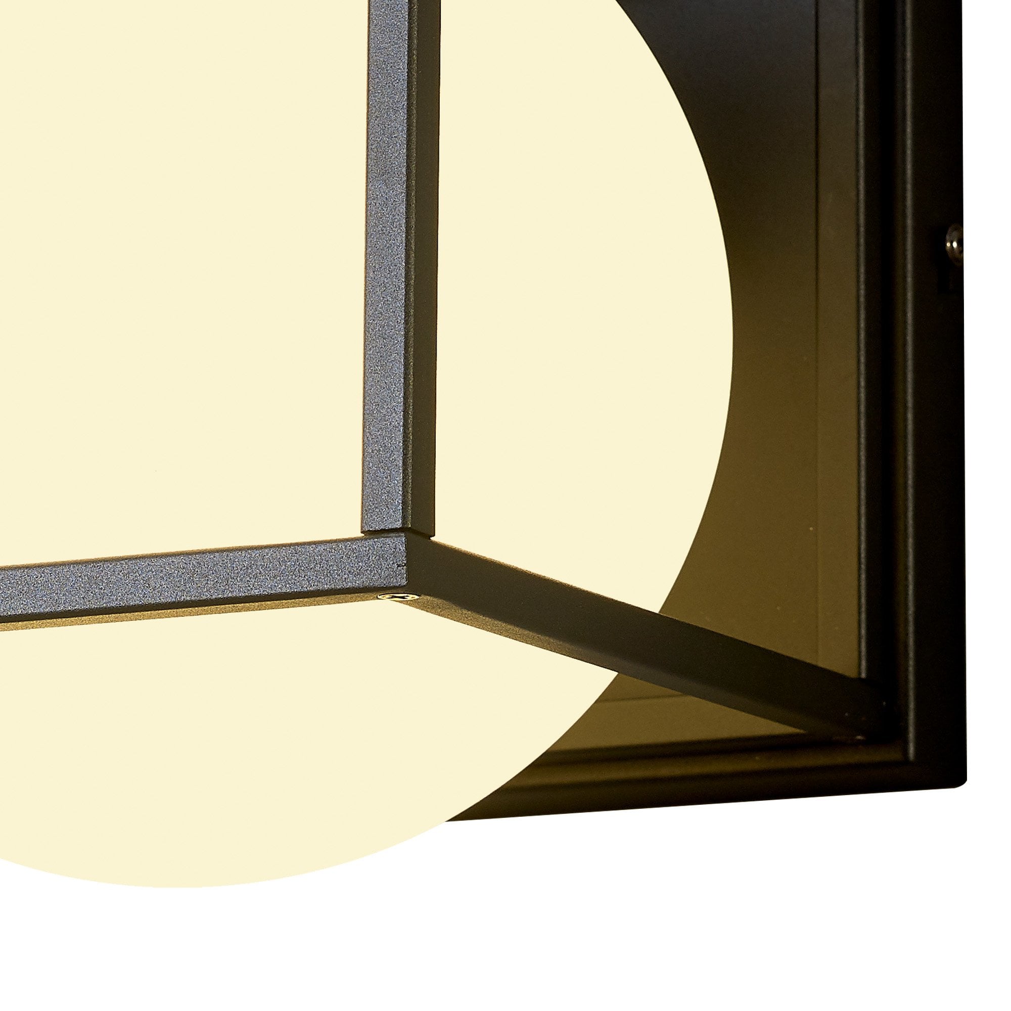 M7616 Desigual Large Wall Lamp 1 Light Matt Black