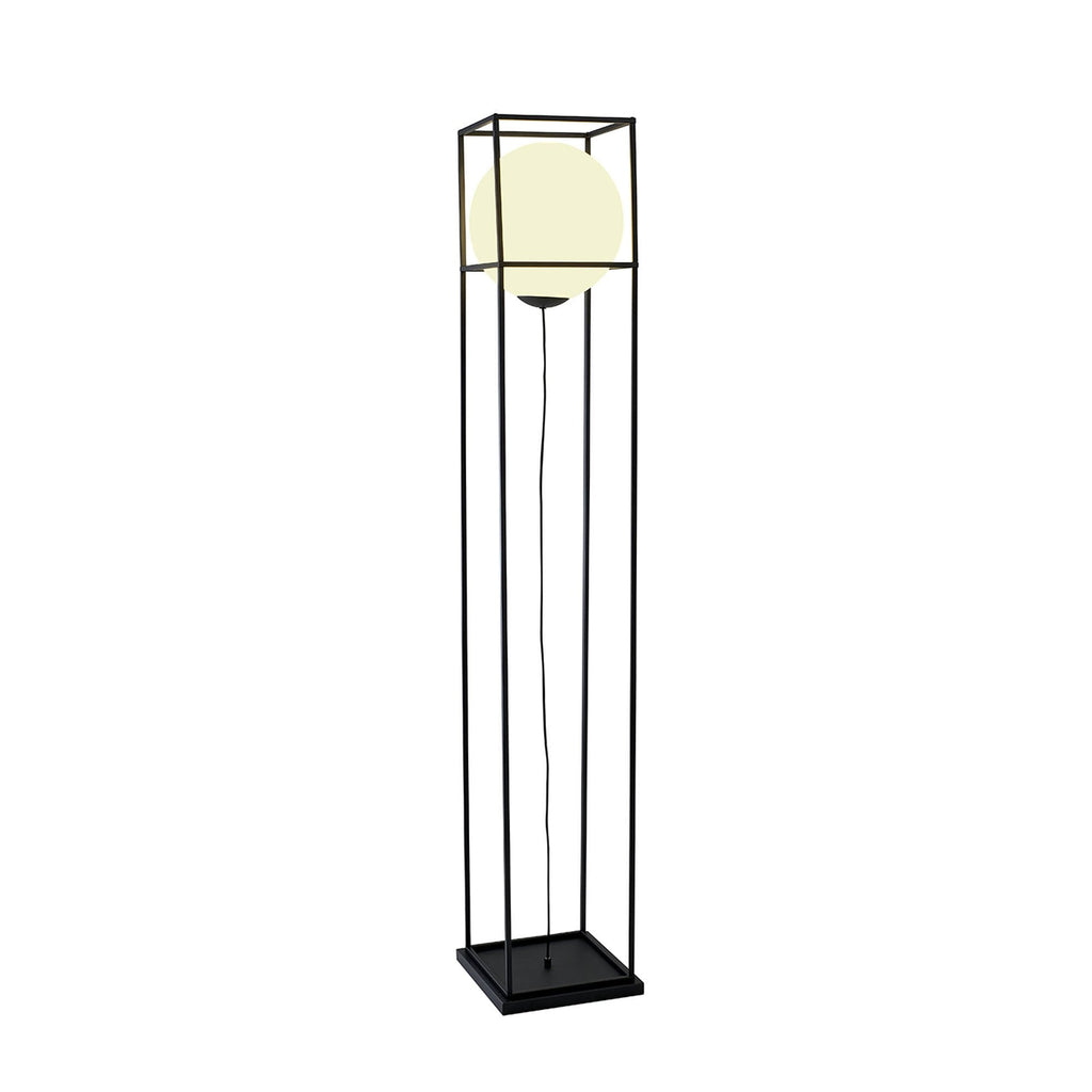 M7613 Desigual Large Floor Lamp 1 Light Matt Black