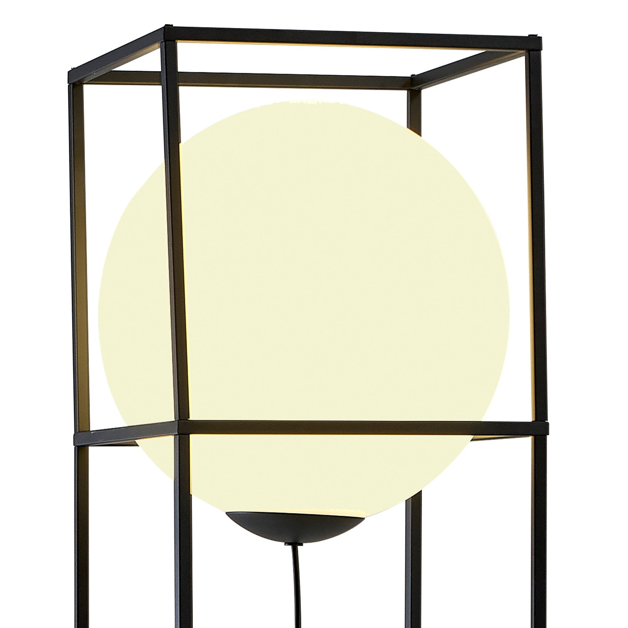 M7613 Desigual Large Floor Lamp 1 Light Matt Black
