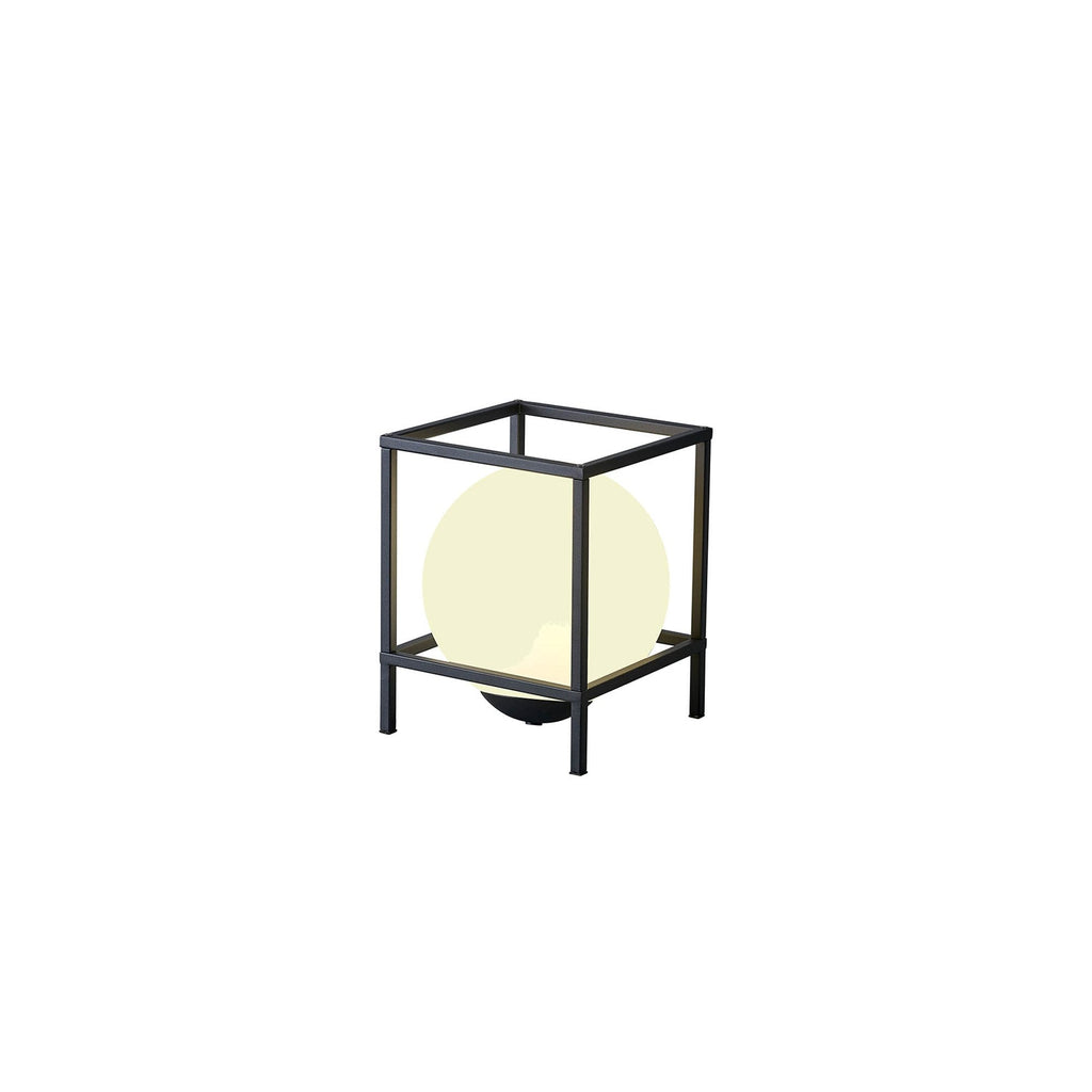 M7611 Desigual Medium Table Lamp 1 Light Matt Black