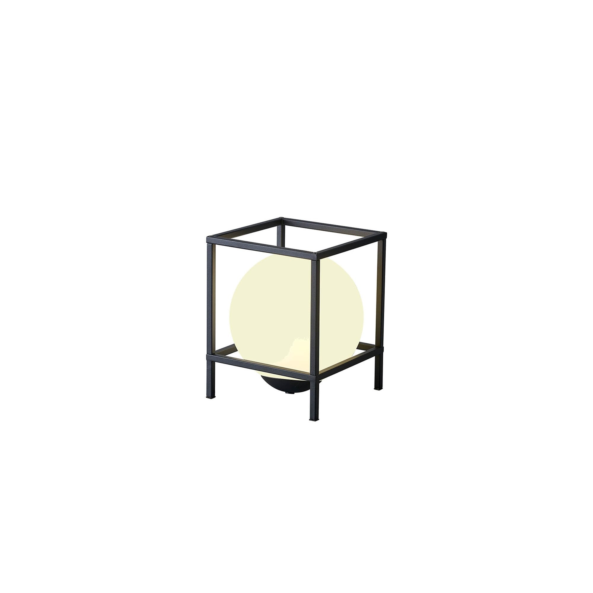 M7611 Desigual Medium Table Lamp 1 Light Matt Black