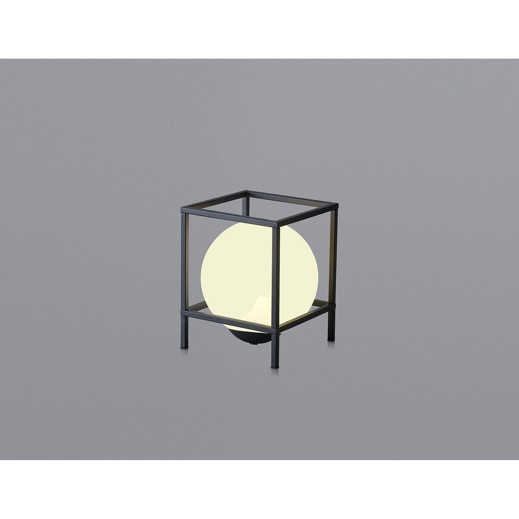 M7611 Desigual Medium Table Lamp 1 Light Matt Black