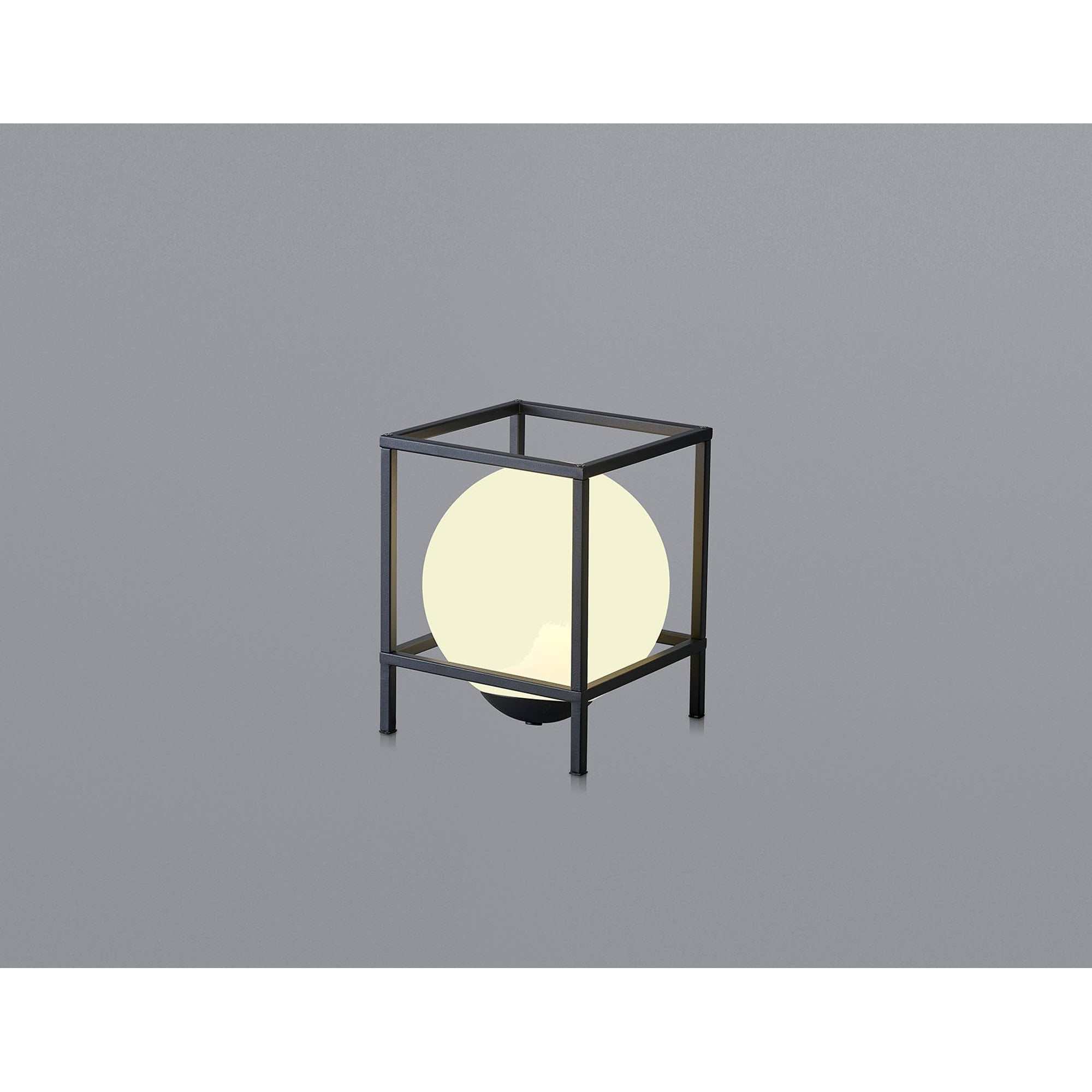 M7611 Desigual Medium Table Lamp 1 Light Matt Black