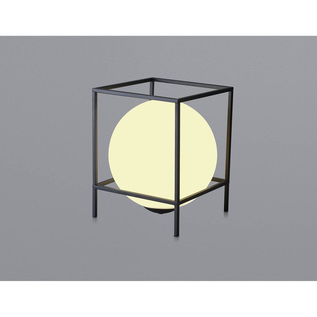M7610 Desigual Large Table Lamp 1 Light Matt Black