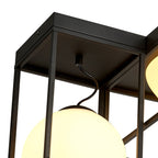 M7600 Desigual Semi Flush 5 Light Matt Black