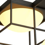 M7600 Desigual Semi Flush 5 Light Matt Black