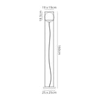 M7614 Desigual Small Floor Lamp 1 Light Matt Black