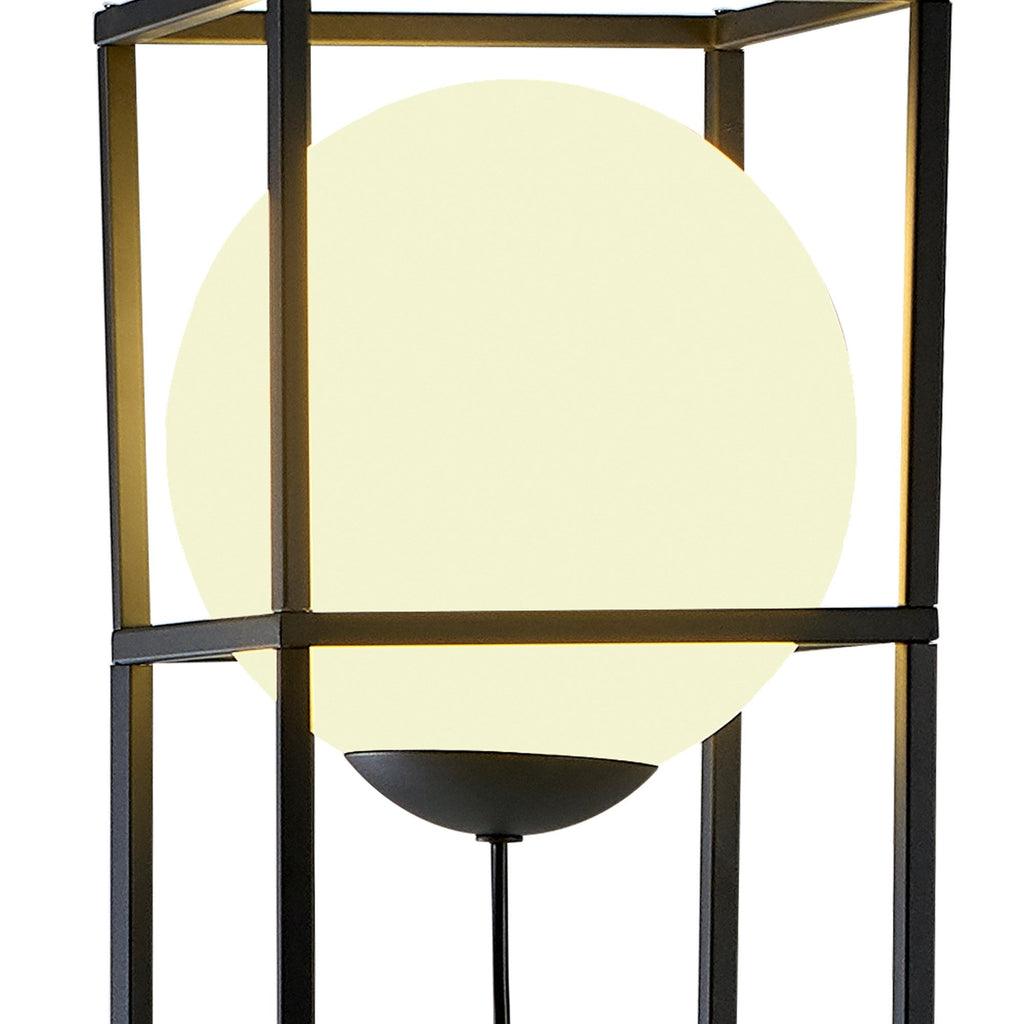 M7614 Desigual Small Floor Lamp 1 Light Matt Black