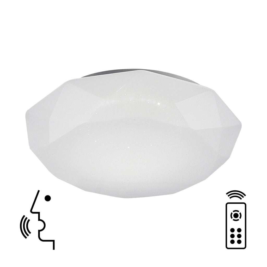 M5974 Diamante Smart Ceiling 56W LED Remote Control White