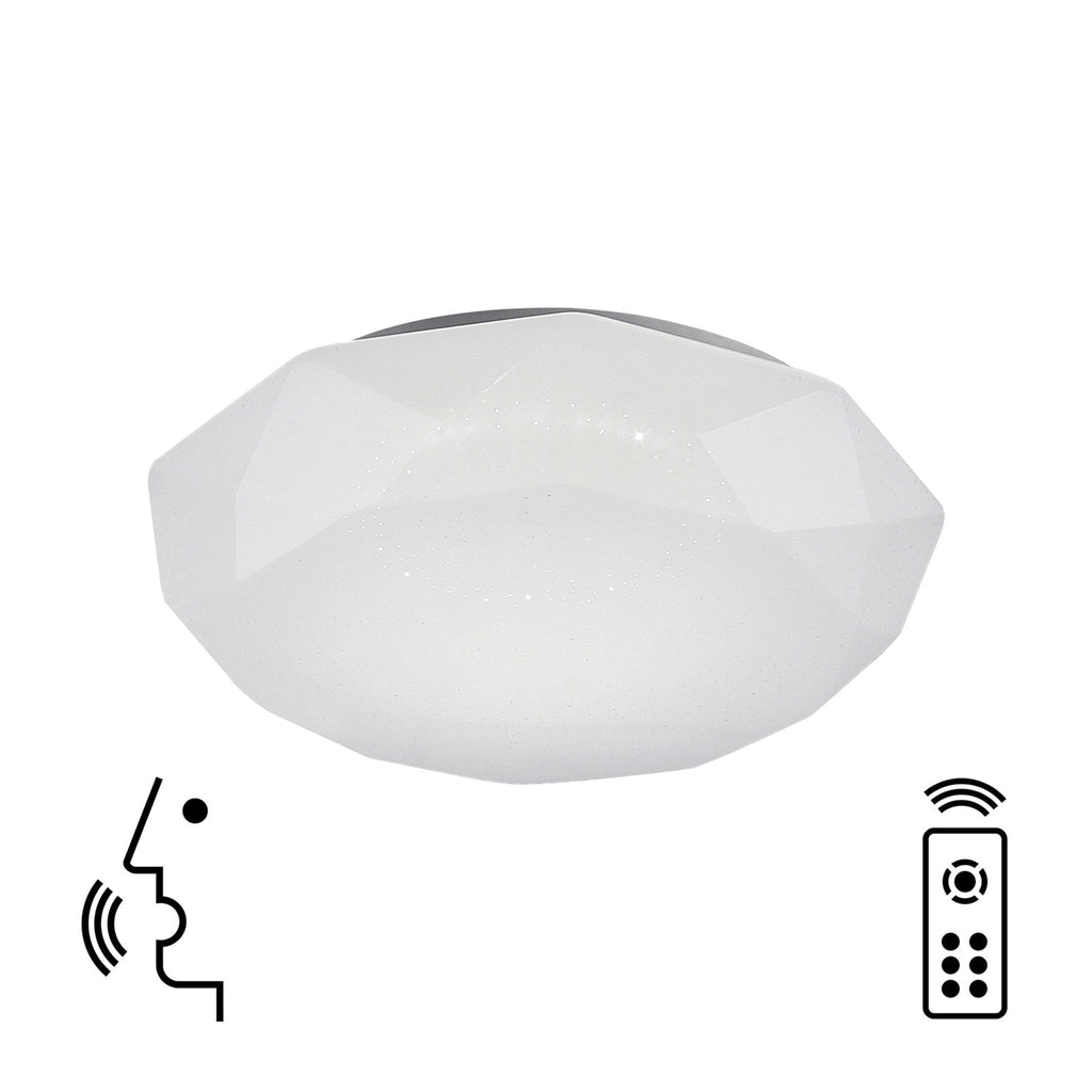 M5975 Diamante Smart Ceiling 40W LED Remote Control White