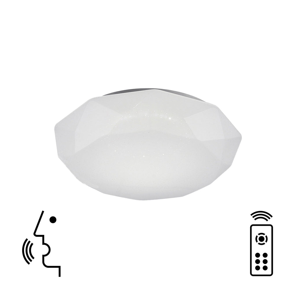 M5975 Diamante Smart Ceiling 40W LED Remote Control White