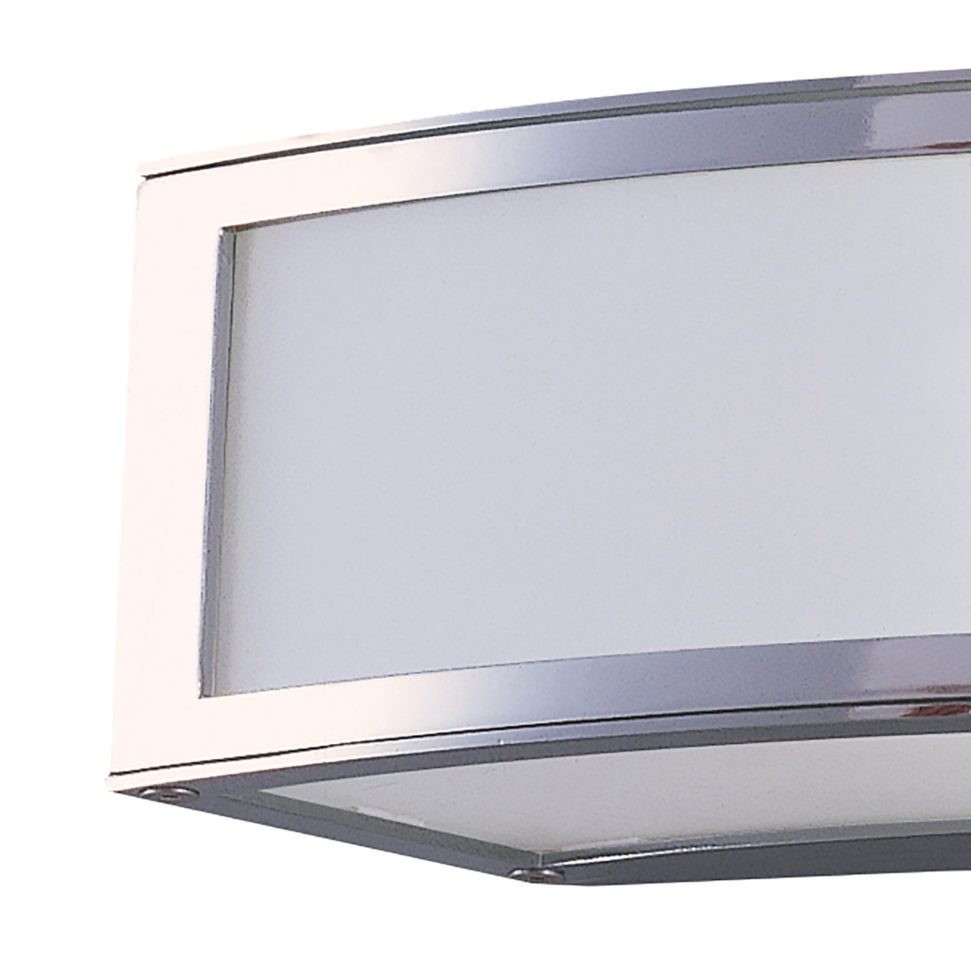 M8393/1 Duna GU10 Wall Lamp 1 Light Polished Chrome/White Acrylic