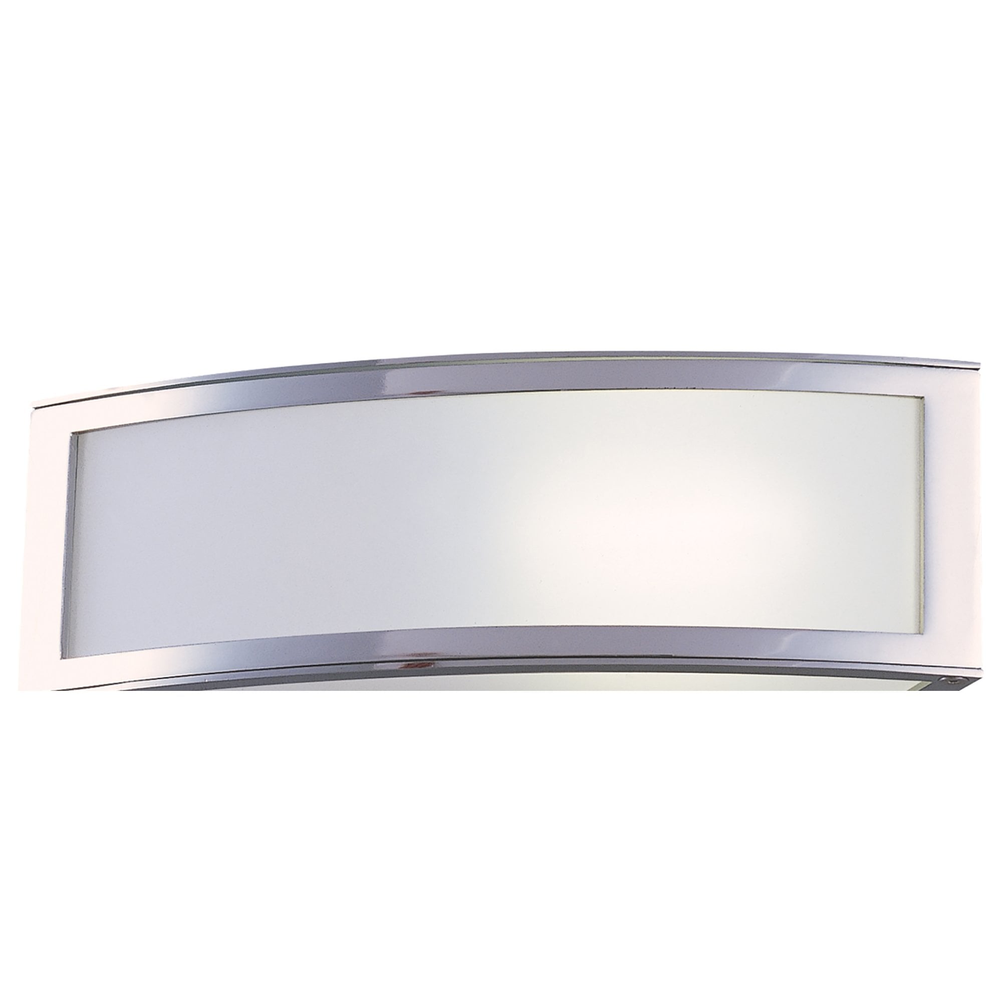 M8393/1 Duna GU10 Wall Lamp 1 Light Polished Chrome/White Acrylic
