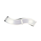 M8394/1 Duna GU10 Wall Lamp 2 Light Polished Chrome/White Acrylic