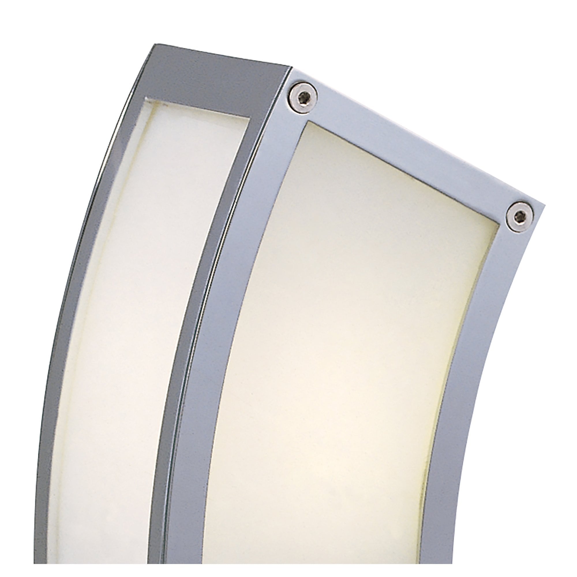 M8395/1 Duna GU10 Table Lamp 1 Light Polished Chrome/White Acrylic