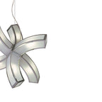 M8398/1 Duna GU10 Pendant 6 arms 6 Light Polished Chrome/White Acrylic