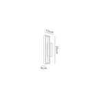 M7175 Durban Wall Lamp 10W LED Black