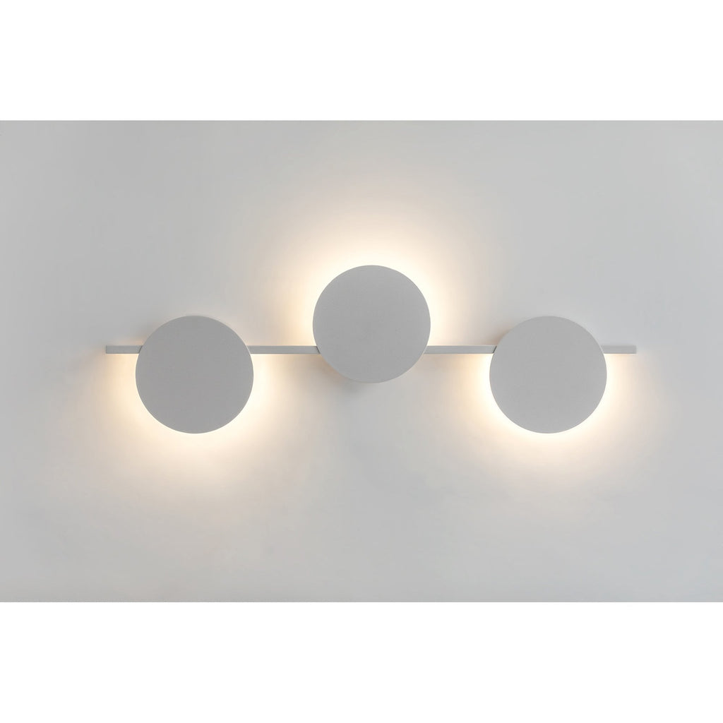 M7300 Eris 3 Light Wall Lamp 24W LED White (S)