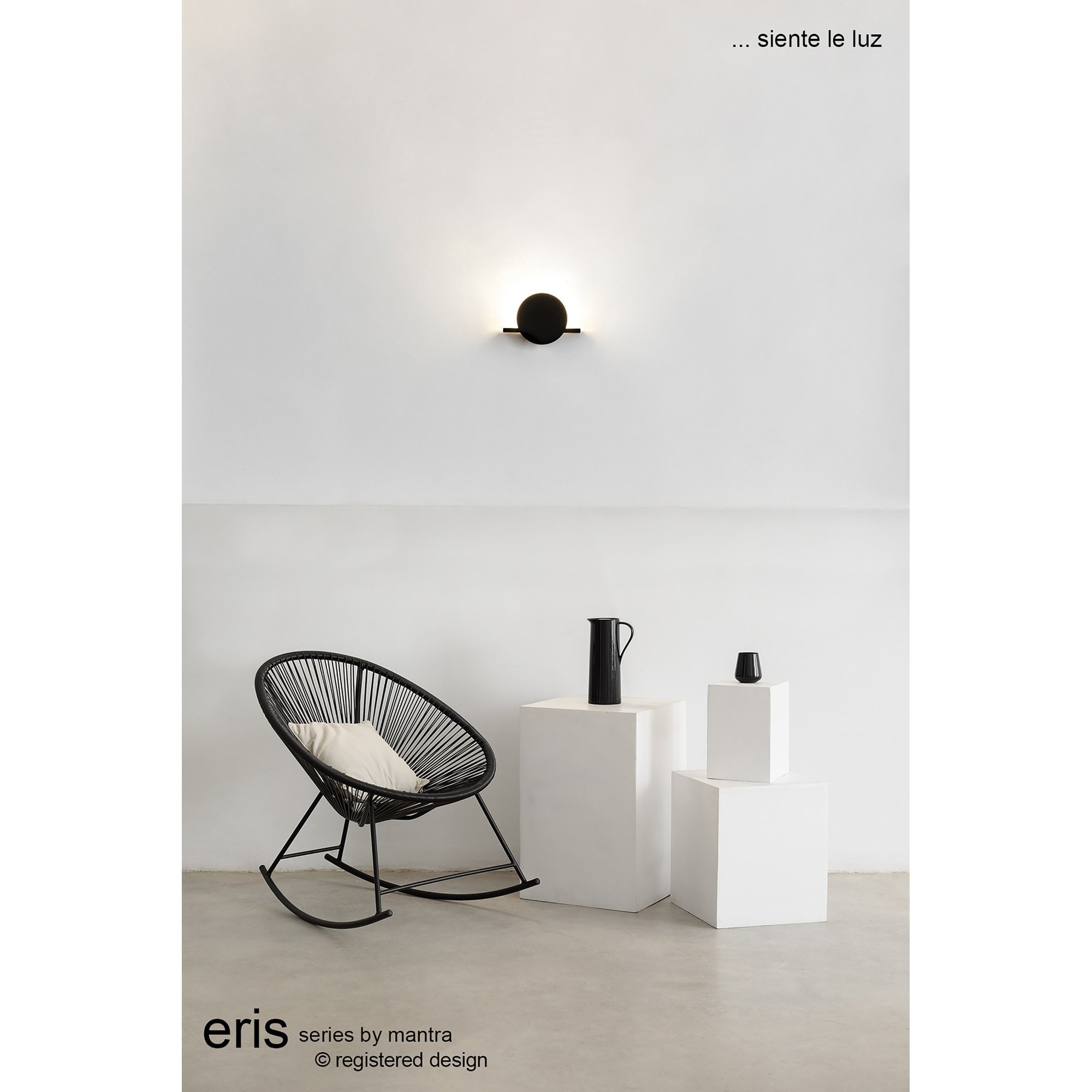 M7300 Eris 3 Light Wall Lamp 24W LED White (S)
