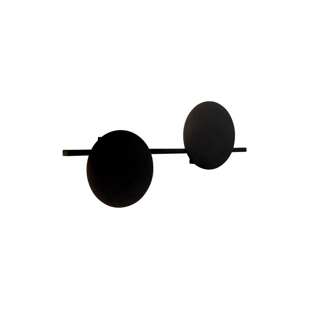 M7299 Eris 2 Light Wall Lamp 16W LED Black