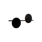 M7299 Eris 2 Light Wall Lamp 16W LED Black