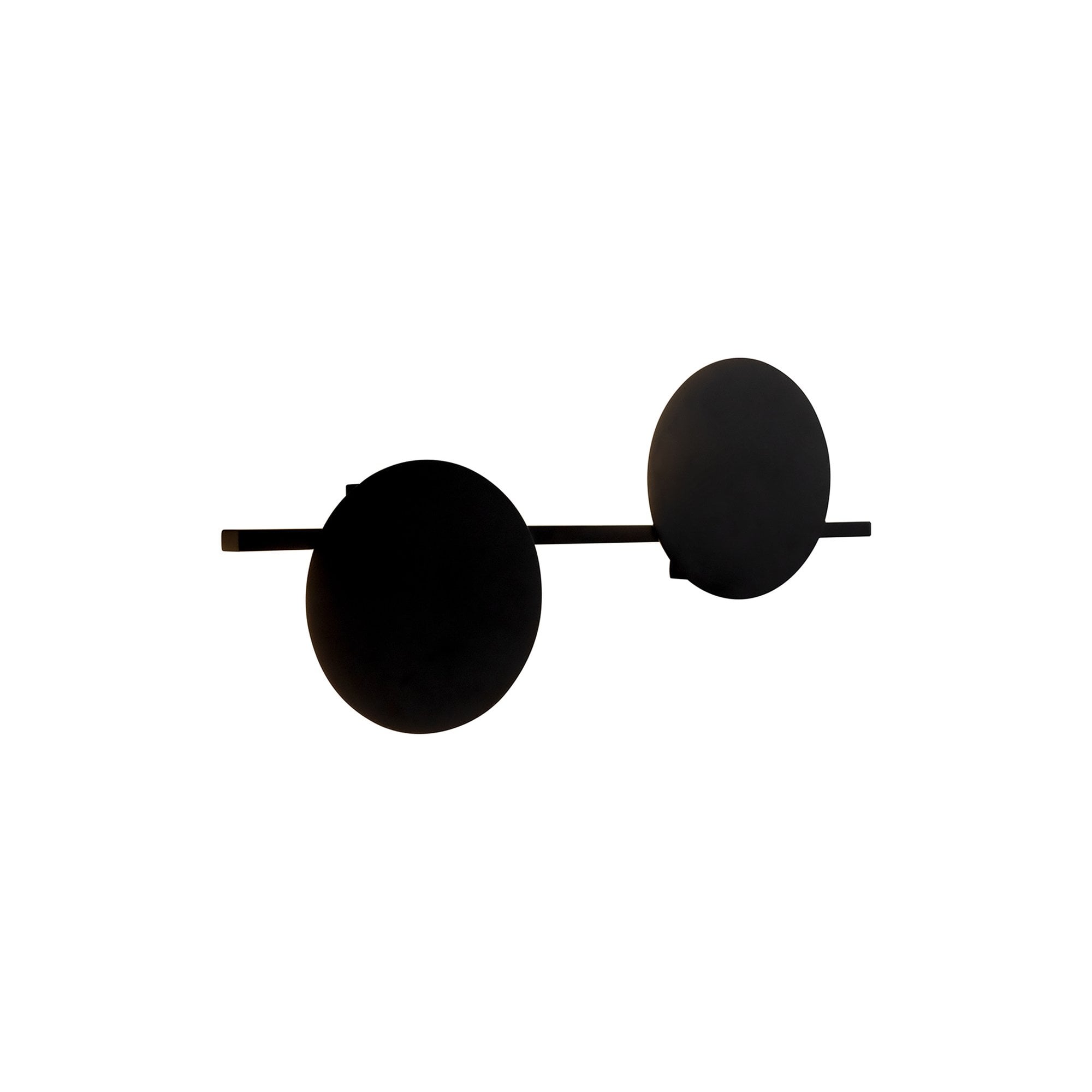 M7299 Eris 2 Light Wall Lamp 16W LED Black