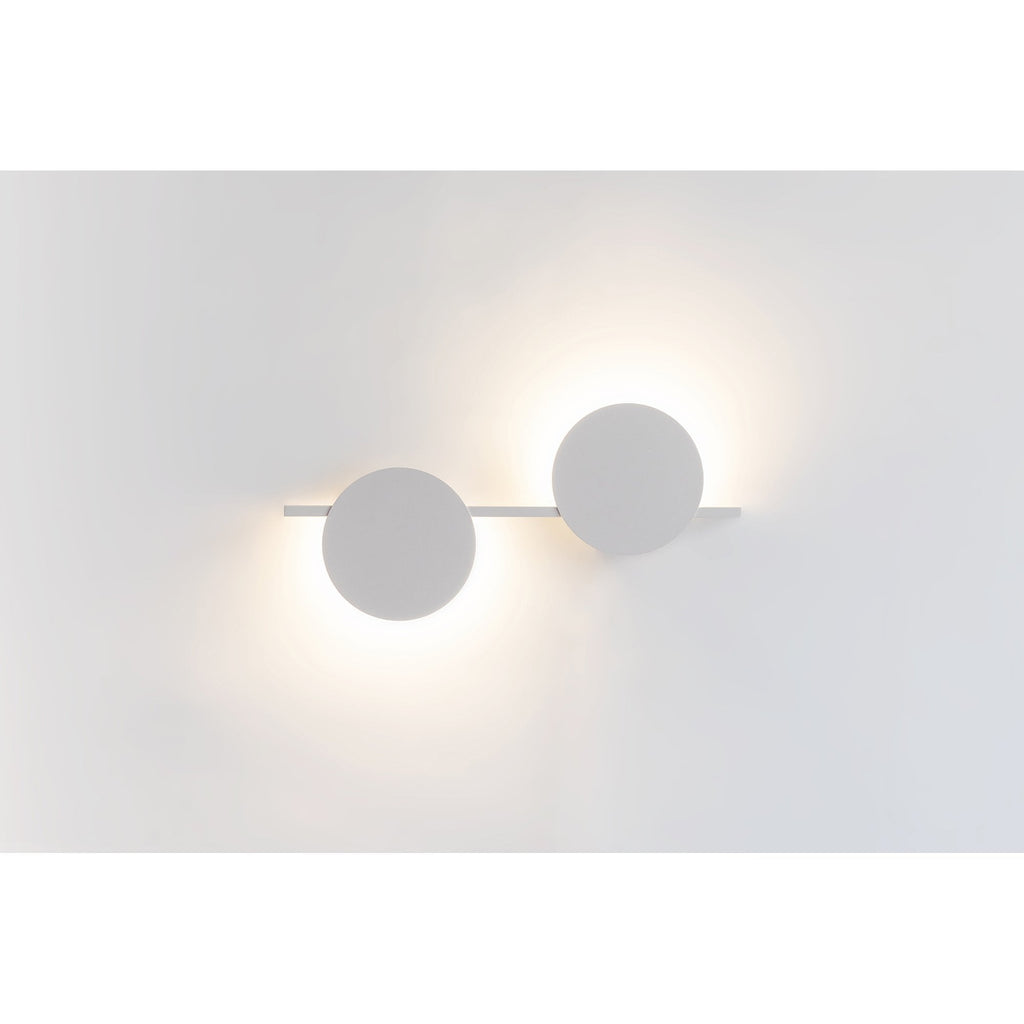 M7298 Eris 2 Light Wall Lamp 16W LED White