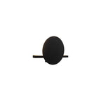 M7297 Eris 1 Light Wall Lamp 8W LED Black