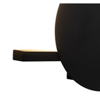 M7297 Eris 1 Light Wall Lamp 8W LED Black
