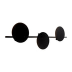 M7301 Eris 3 Light Wall Lamp 24W LED Black