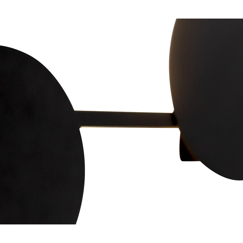 M7301 Eris 3 Light Wall Lamp 24W LED Black