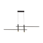 M7983 Esparta Linear Pendant 50W LED Black / Gold