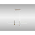 M7980 Esparta Linear Pendant 30W LED White / Gold