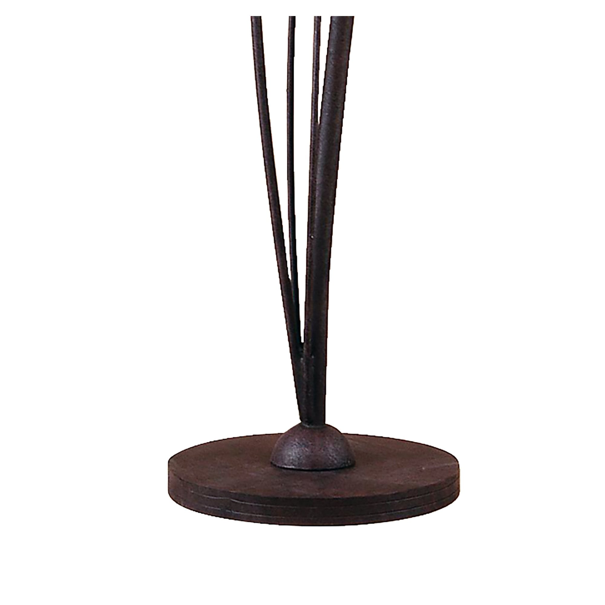 M2726 Estilo Floor Lamp 2 Light E14 Brown/Black Oxide